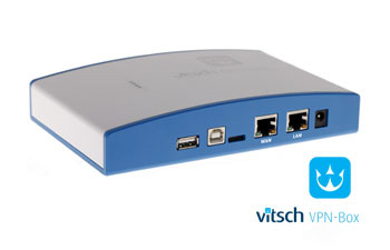 Met de Vitsch VPNBox 1200 kunt u zonder firewall aanpassingen uw PLC, netwerk of machine op afstand servicen/engineeren